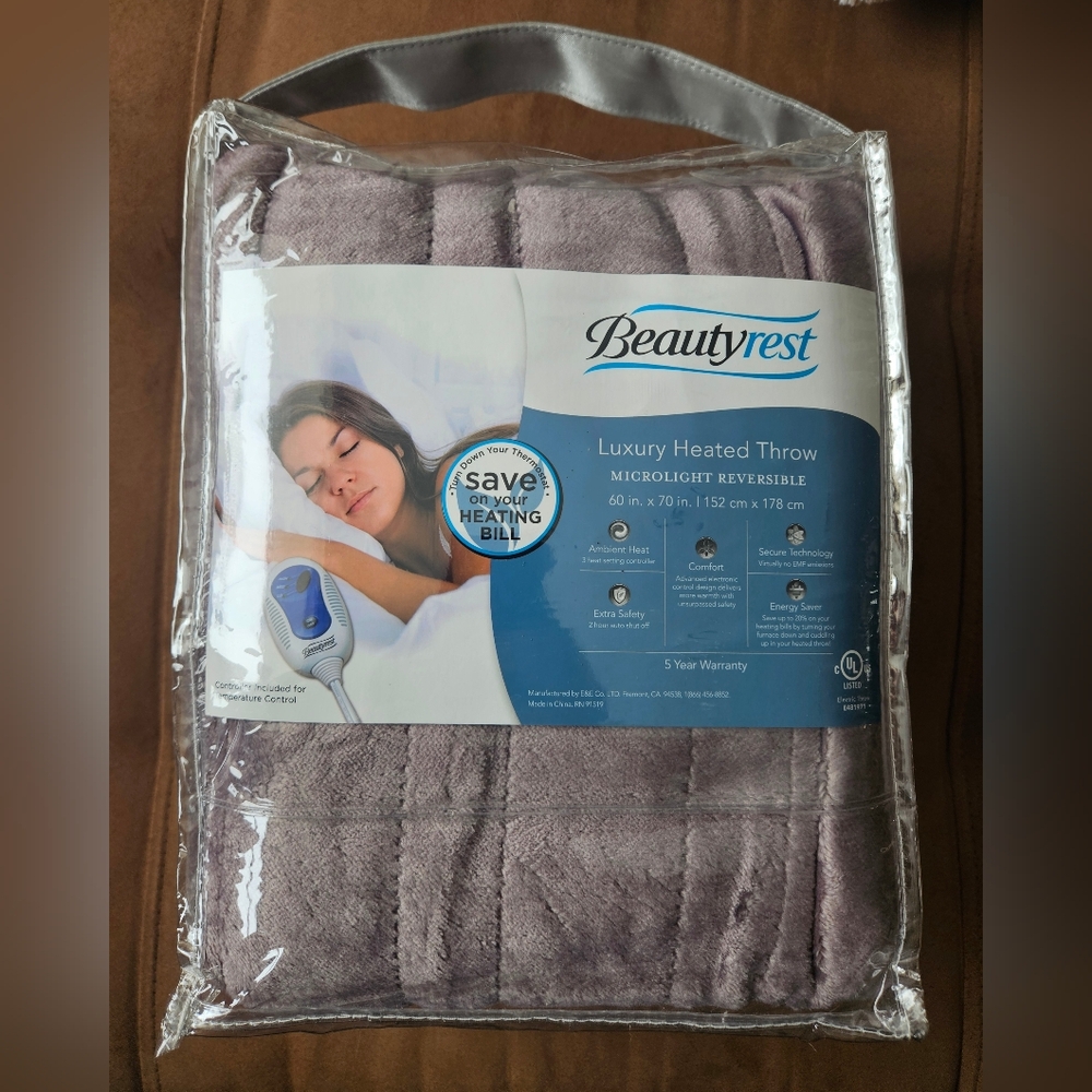 Beautyrest Luxury Heated Throw